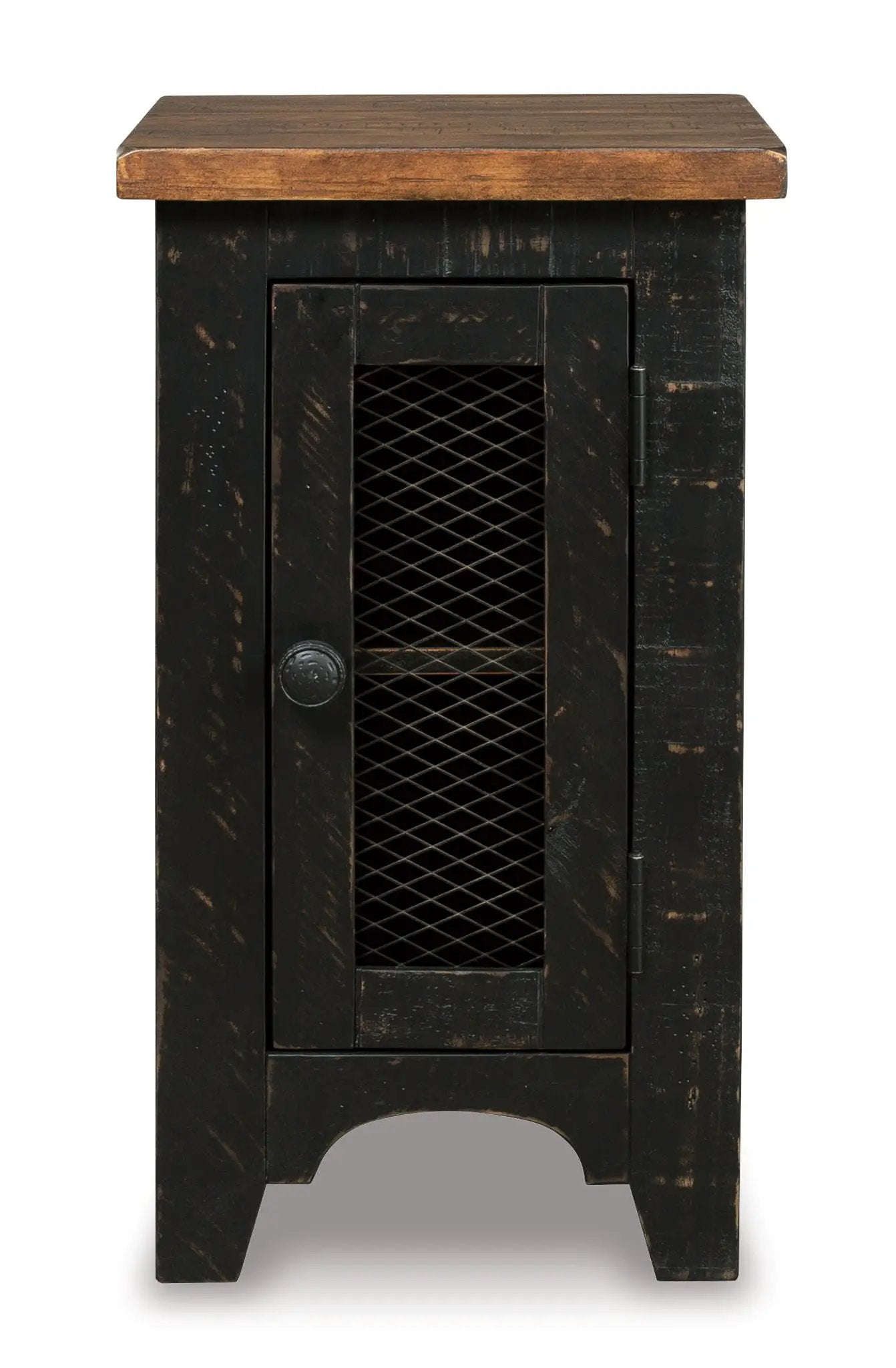 Valebeck - Chair Side End Table - Black / Brown by Unique Piece Furniture