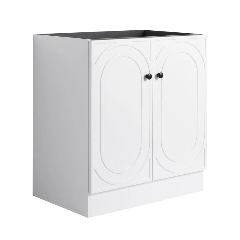 Modern Freestanding Bathroom Vanity With Soft Close Cabinet Doors by Unique Piece Furniture