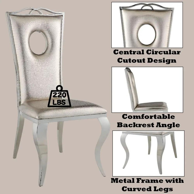 Cyrene - Glam - Side Chair by Unique Piece Furniture