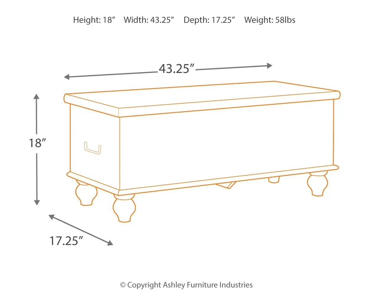 Fossil Ridge - Storage Bench - Beige by Unique Piece Furniture