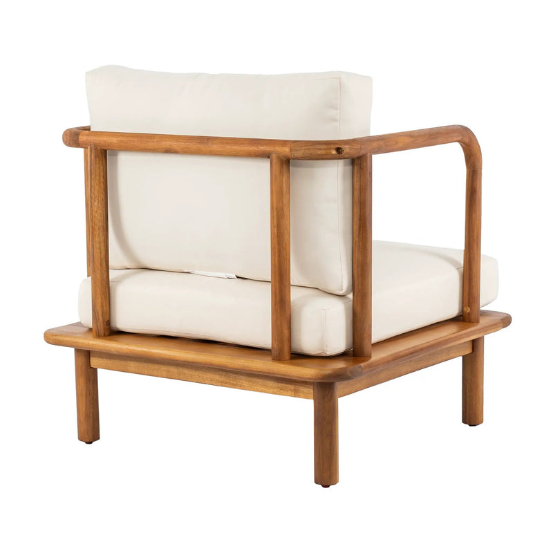 Canape Acacia Club Chair with Water-Repellent Cushion by HouseOfZazla