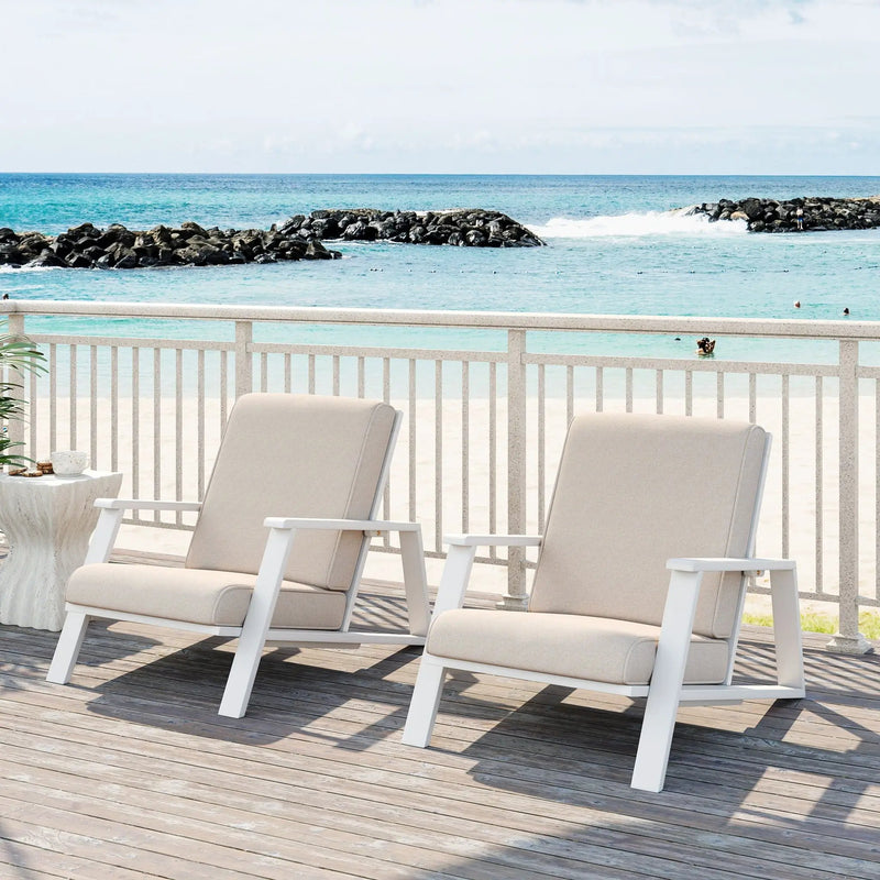 Outdoor Patio Lounge Chair Set of 2 by HouseOfZazla