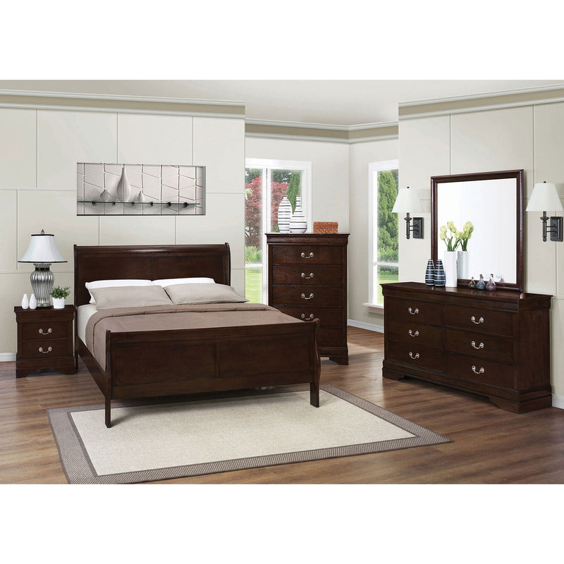 Demetra - 2 Drawer Nightstand - Cappuccino by HouseOfZazla