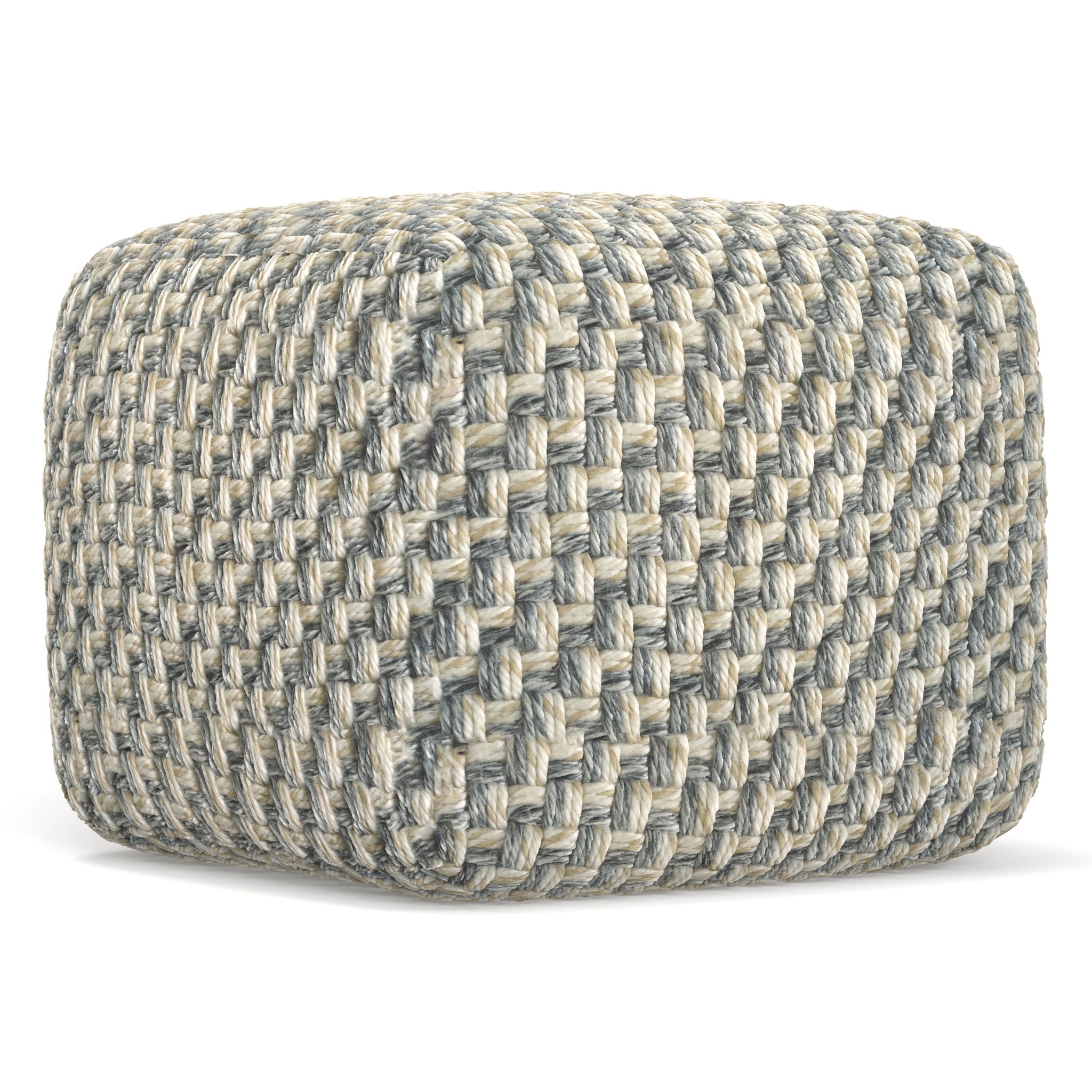 Beatrix - Square Pouf - Multicolor by HouseOfZazla