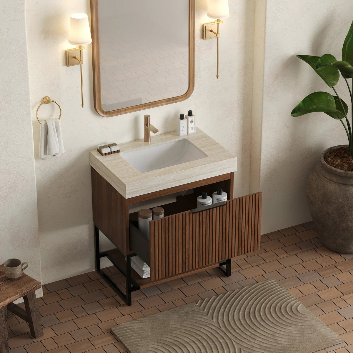 YOLAN 30" Bathroom Vanity & Sink by HouseOfZazla