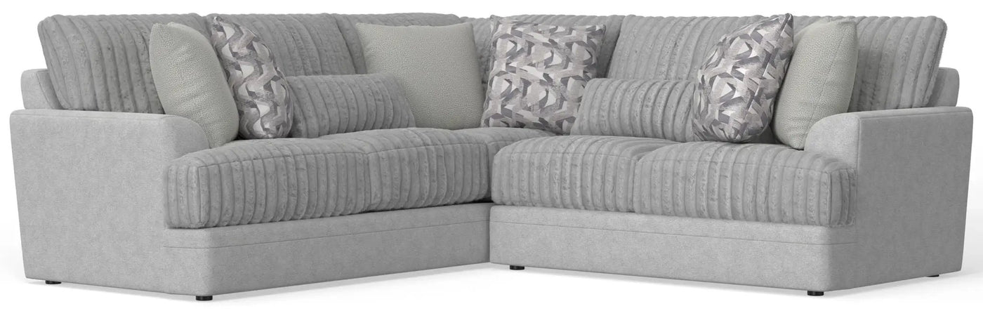 Titan - Sectional With Comfort Coil Seating And Accent Pillows Included by Unique Piece Furniture