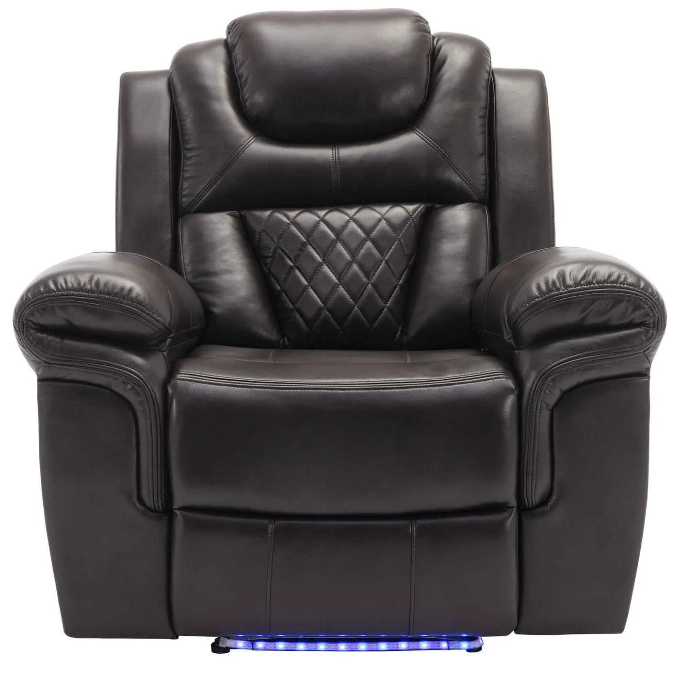 Home Theater Seating Manual Recliner Chair With Led Light Strip For Living Room by Unique Piece Furniture