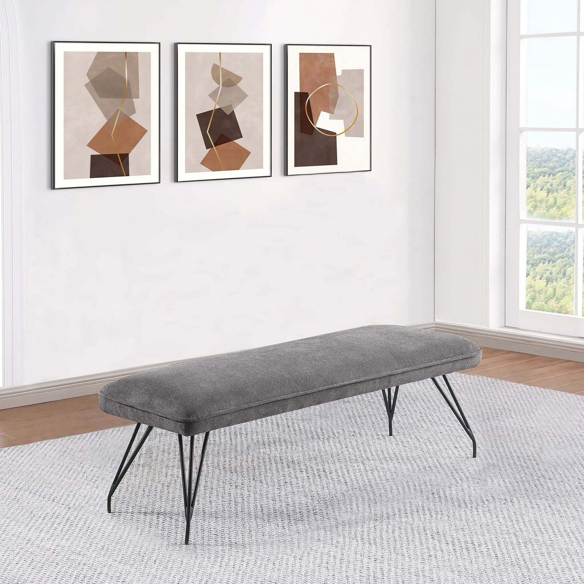 Kailea - Upholstered Dining Bench by HouseOfZazla