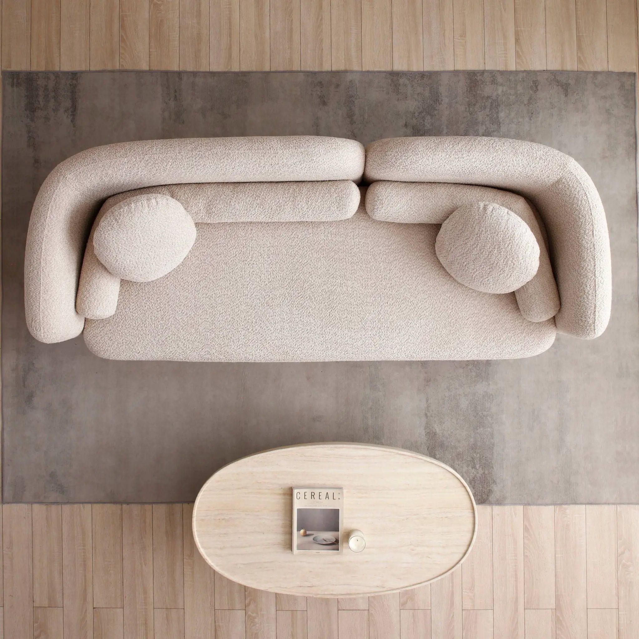 Luxury Modern Couch, 3 Seater Sofa For Living Room by Unique Piece Furniture
