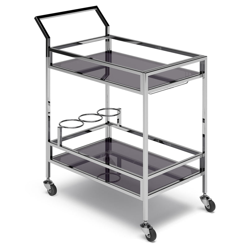 Watts - Bar Cart - Chrome by HouseOfZazla