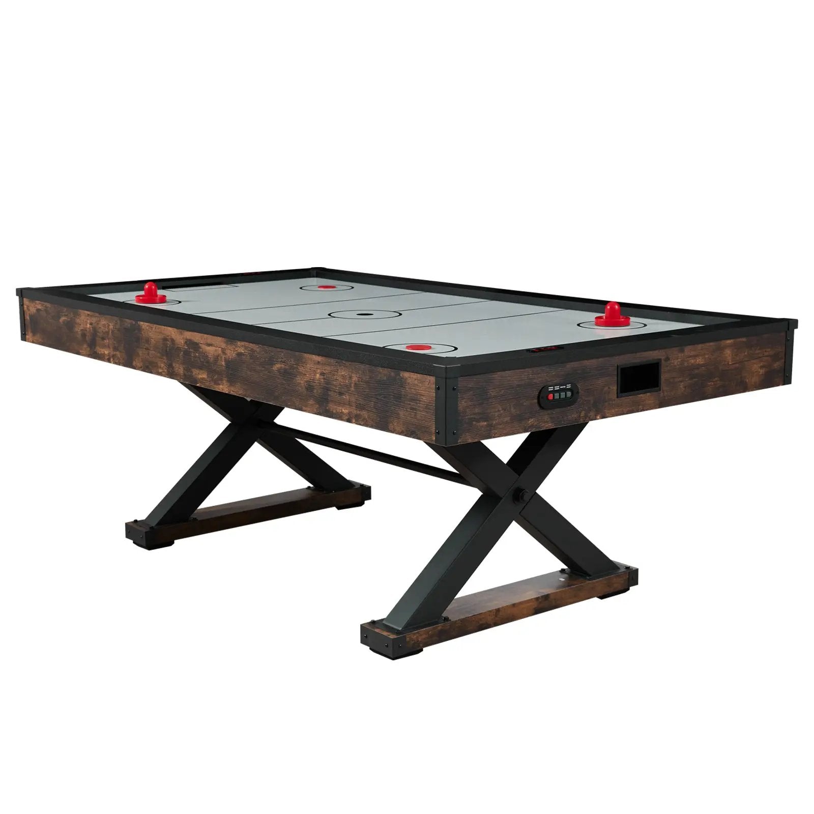 84" Air Hockey Table Air Powered Arcade Table Electronic Scorer Pushers Pucks by HouseOfZazla