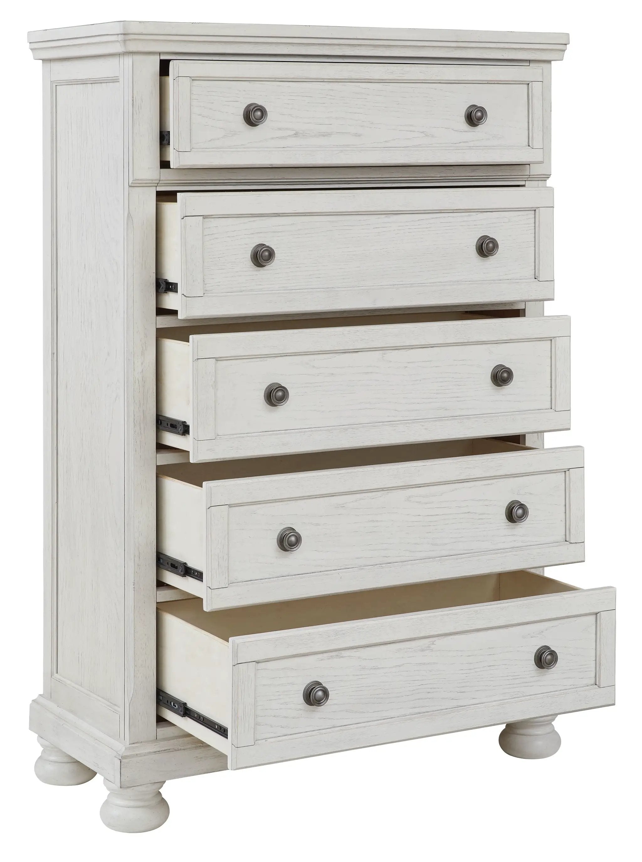 Robbinsdale - Five Drawer Chest - Antique White by Unique Piece Furniture