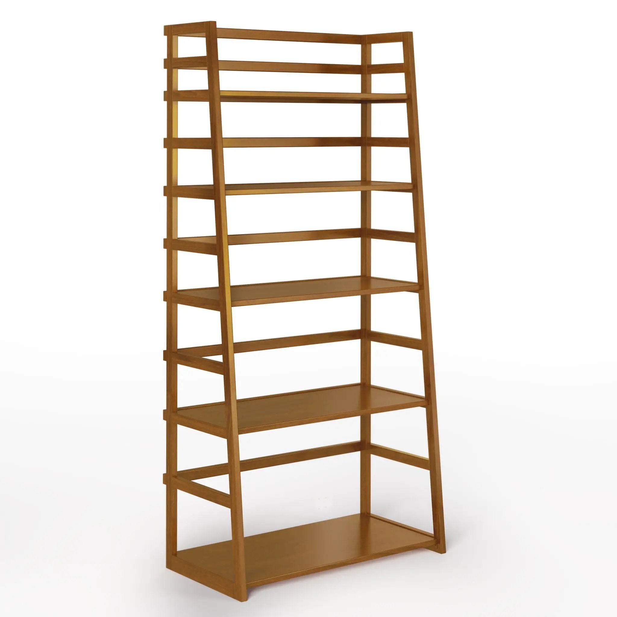 Acadian - Handcrafted Ladder Shelf Bookcase by Unique Piece Furniture