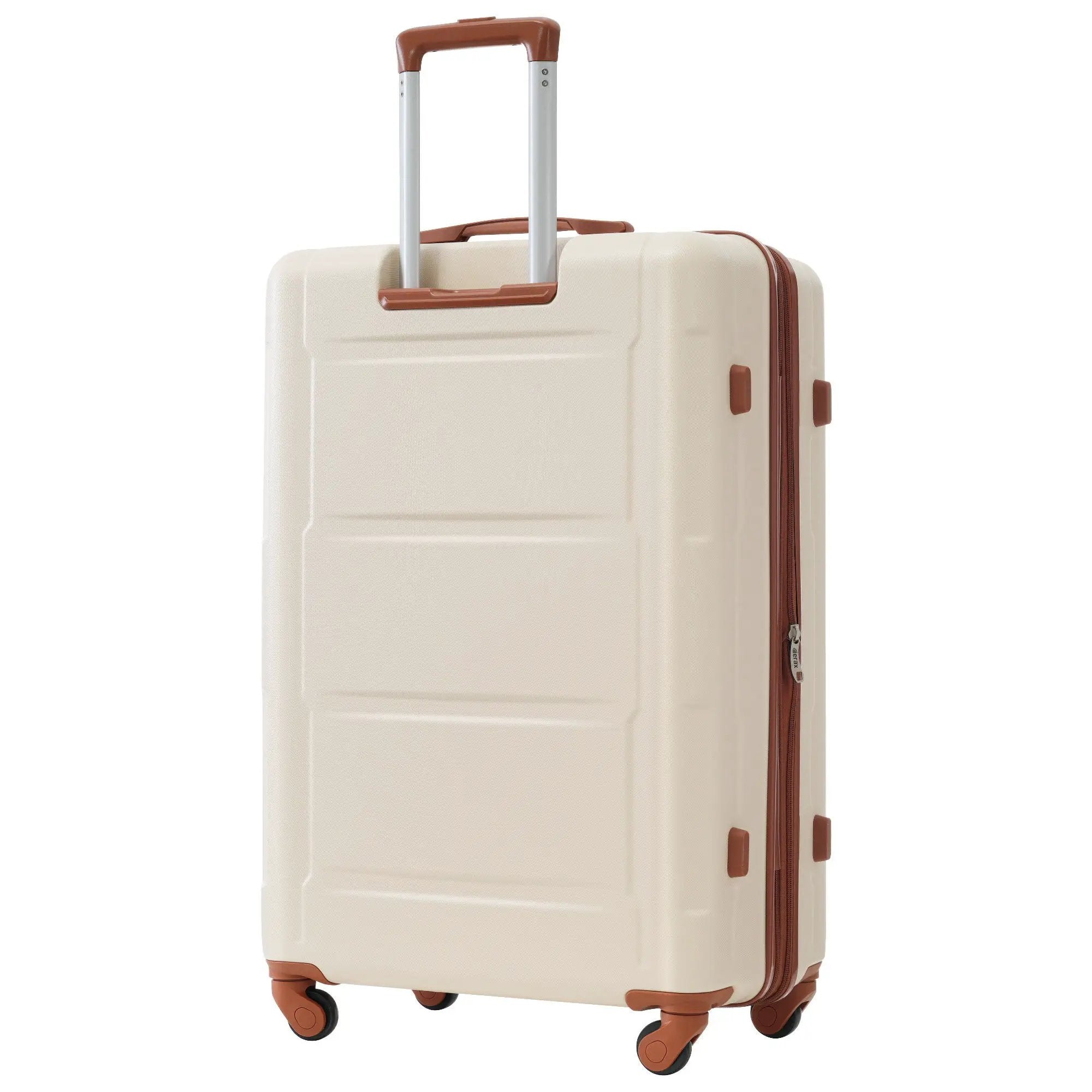 2 Piece Luggage Set With Bags Expanable Spinner Wheels ABS Lightweight Suitcase With Tsa Lock 20" / 24" by HouseOfZazla