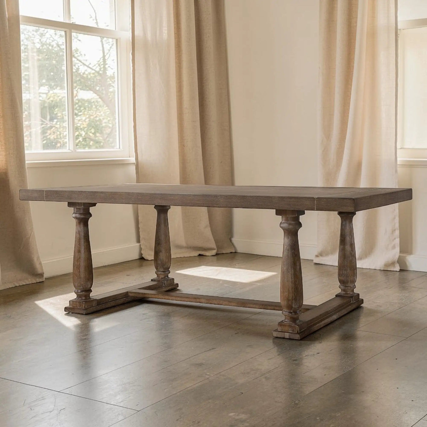 Bernard - Weathered Dining Table by Unique Piece Furniture