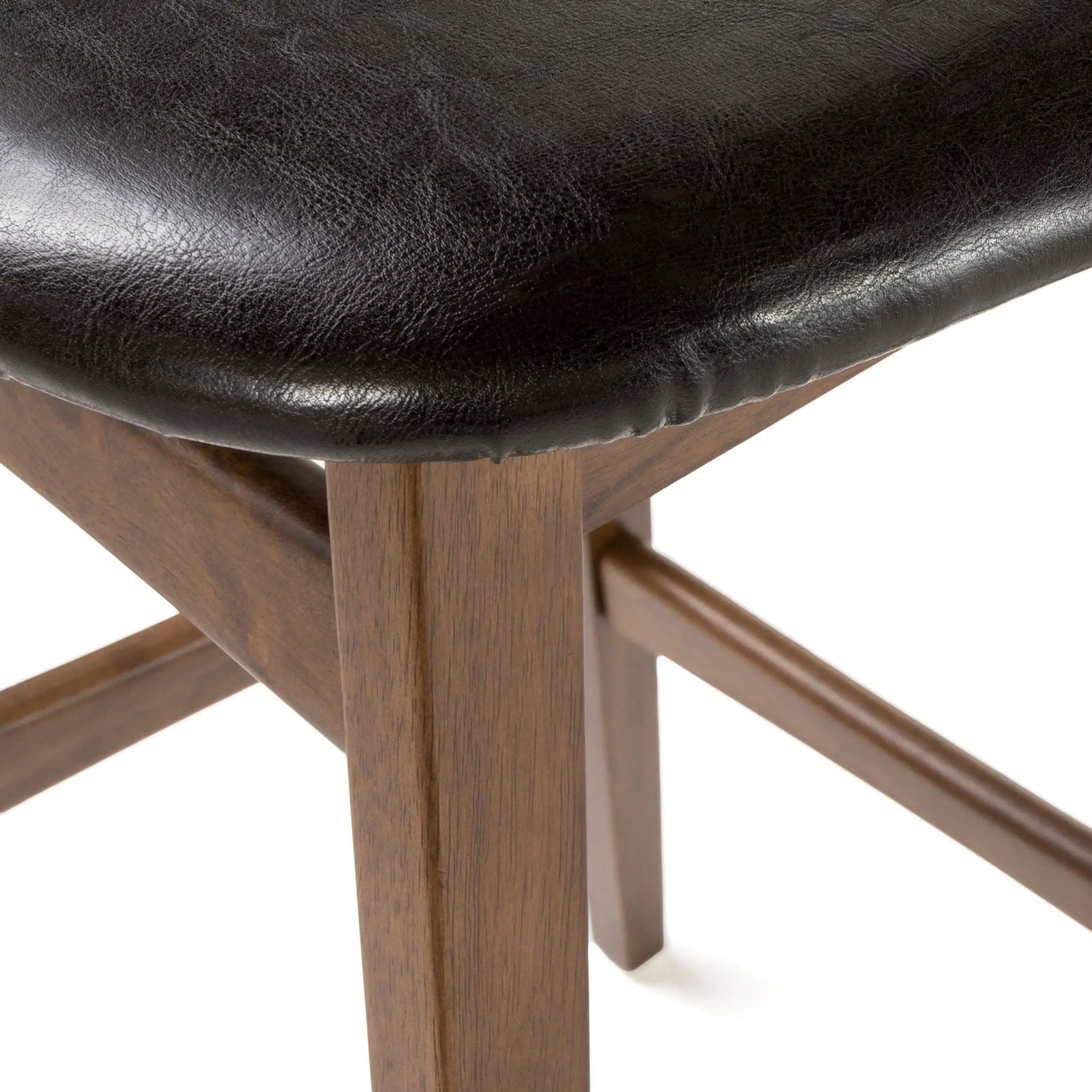 Contemporary Bar Stool With Stylish Seat And Small Backrest by HouseOfZazla
