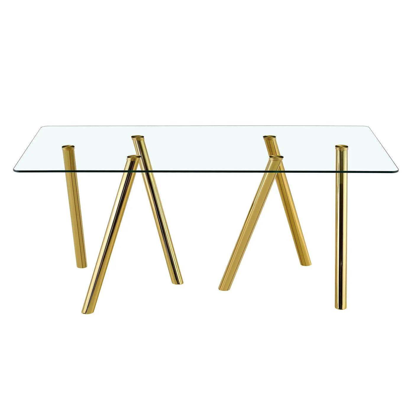 Dining Table With Transparent Surface by Unique Piece Furniture