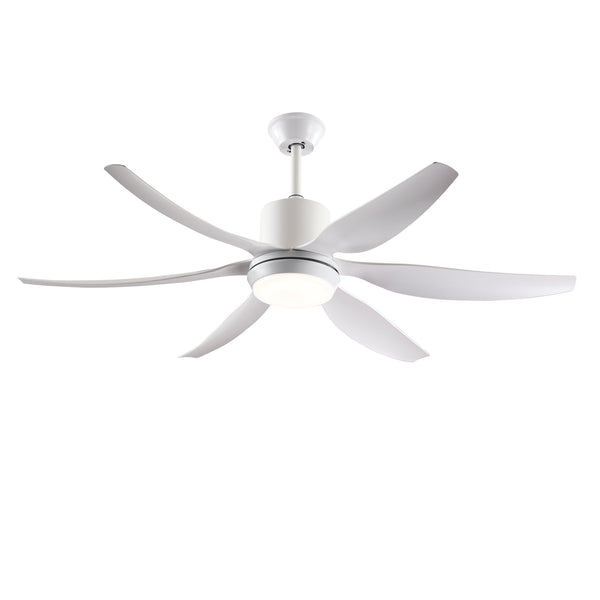 6 PCS ABS Blades 56" Ceiling Fan With Light Kit