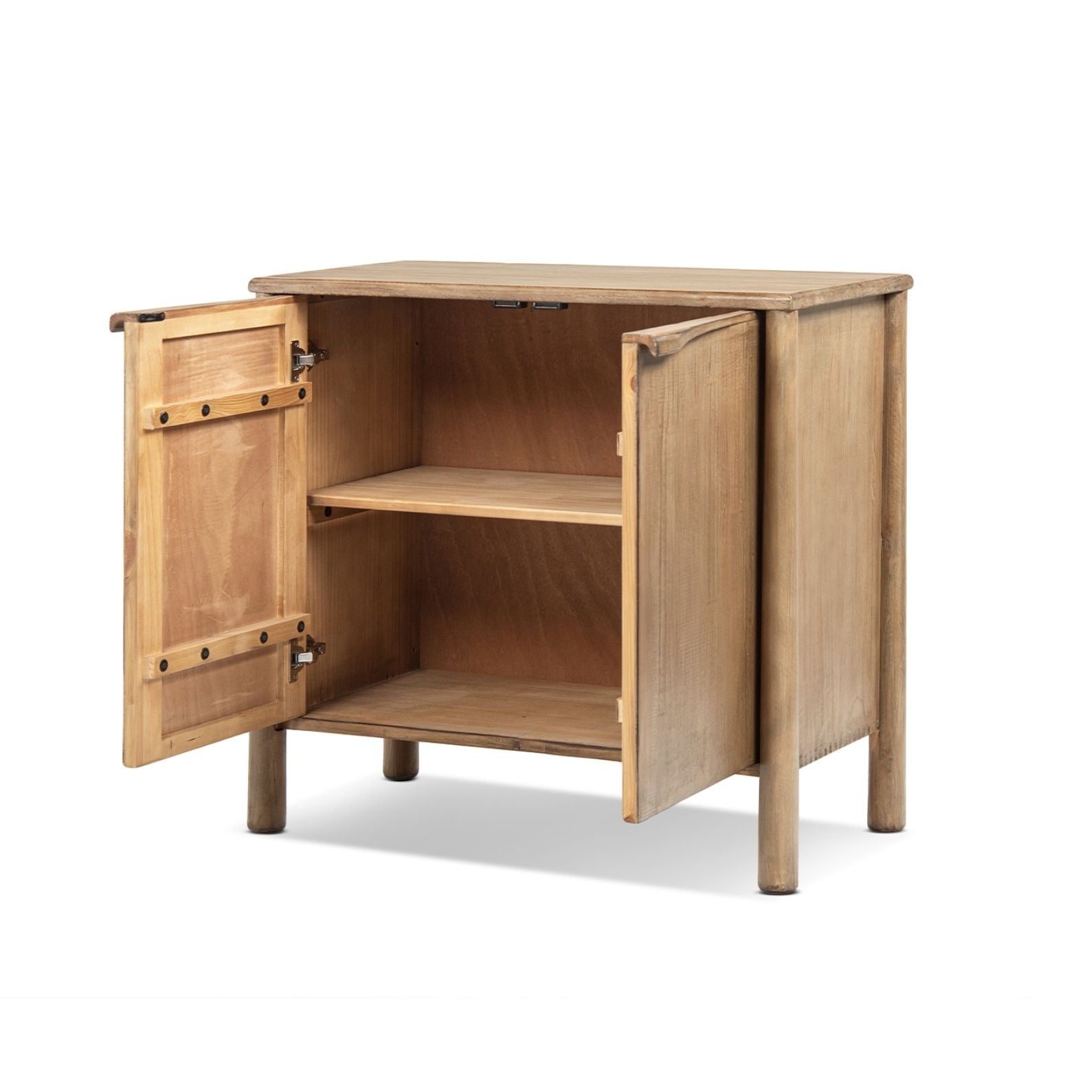Nolan - 2 Door Accent Cabinet - Antique Brown by HouseOfZazla