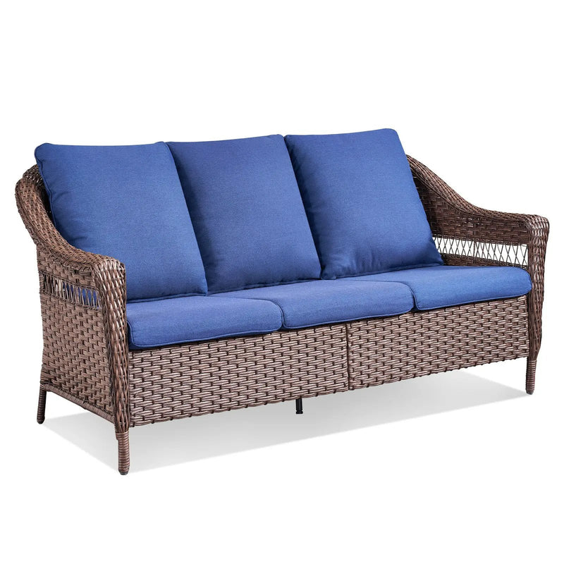 67.3" Outdoor Wicker Patio Sofa by HouseOfZazla