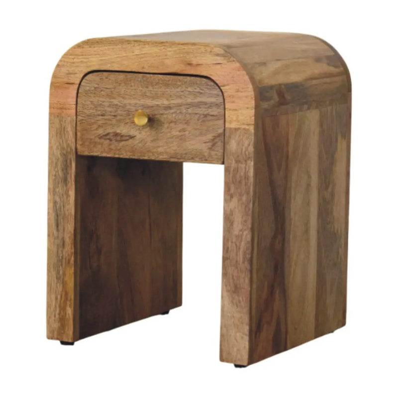 Mini Darcy - Nightstand With Curved Edges by HouseOfZazla
