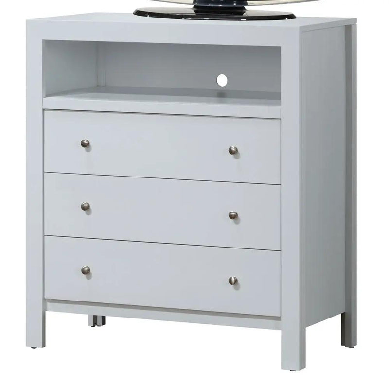 Elegant Transitional Media Chest by HouseOfZazla
