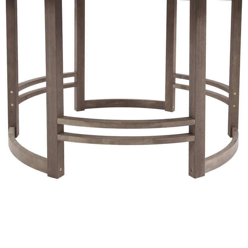 Outdoor Dining Set 5-Piece Patio Table and Chairs with Umbrella Hole by HouseOfZazla