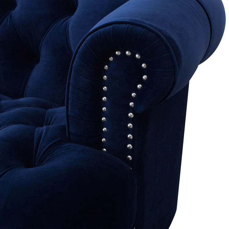 La Rosa - Victorian Tufted Upholstered Accent Chair by HouseOfZazla