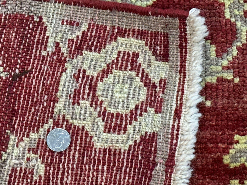 Modern Turkish Oushak Rug 5x8, Brick Red by Jewel Rugs