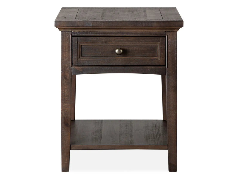 Westley Falls - Rectangular End Table - Graphite by Unique Piece Furniture
