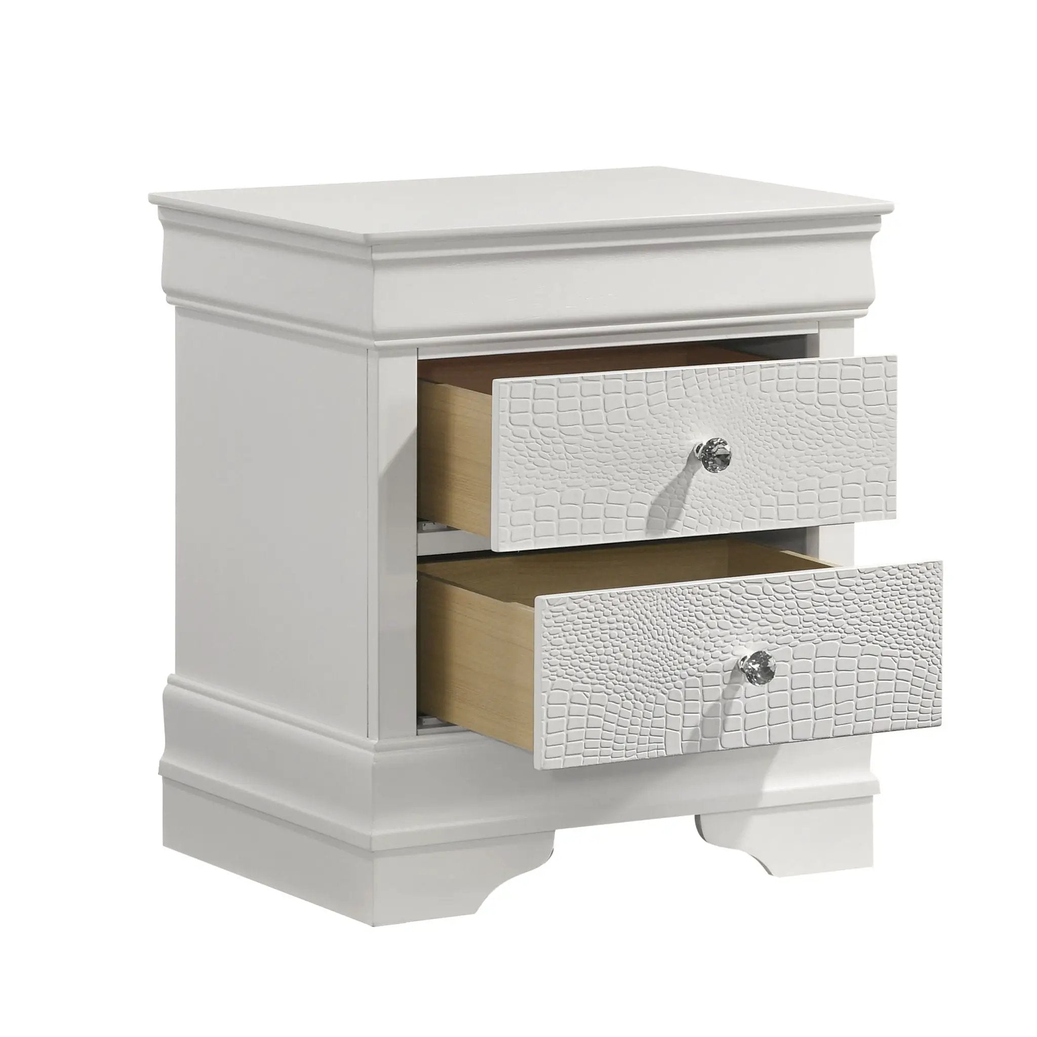 Blaze - 2 Drawer Modern Nightstand by HouseOfZazla