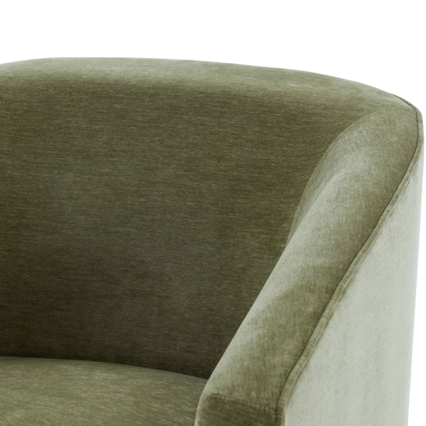 Elm - Skirted Swivel Chair by HouseOfZazla