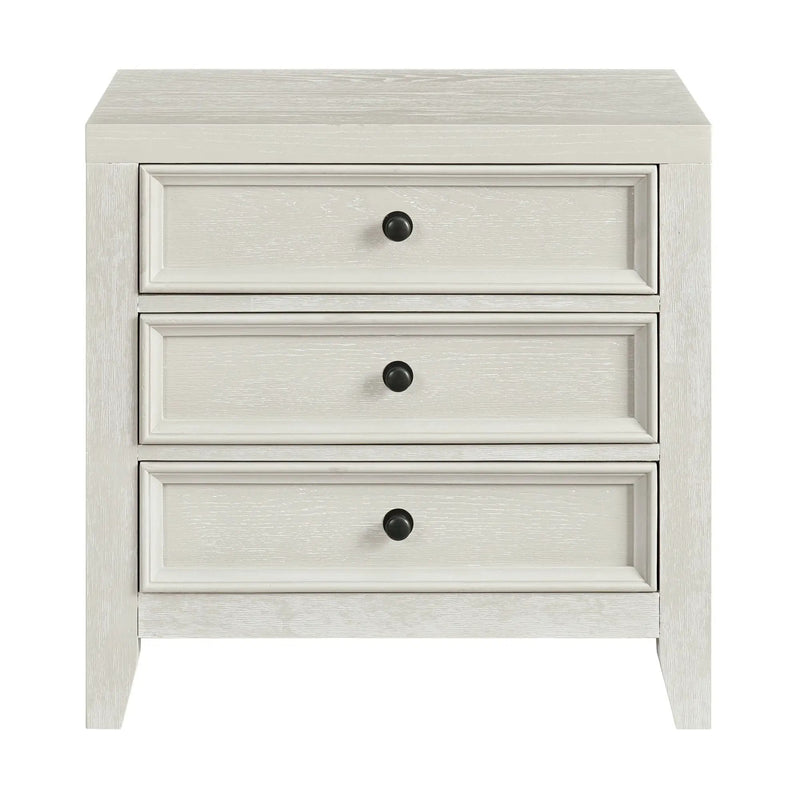 3 Drawer Nightstand With USB Charging Port by HouseOfZazla