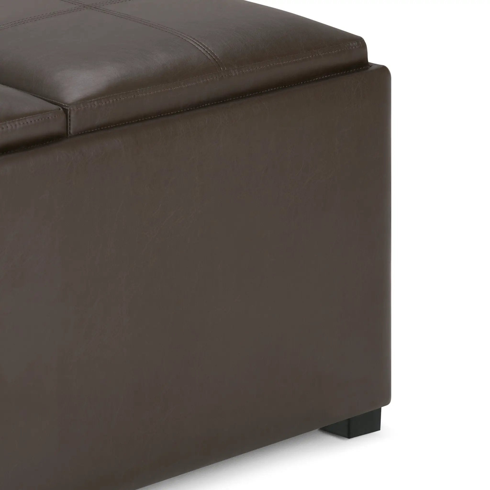 Avalon - Square Coffee Table, Storage Ottoman by Unique Piece Furniture