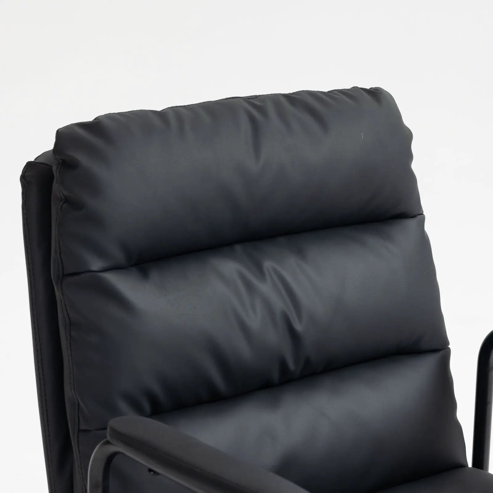 Office Chair, Mid Back Home Office Desk Task Chair With Wheels And Arms Ergonomic Computer Rolling Swivel Chair With Padded Armrest by HouseOfZazla