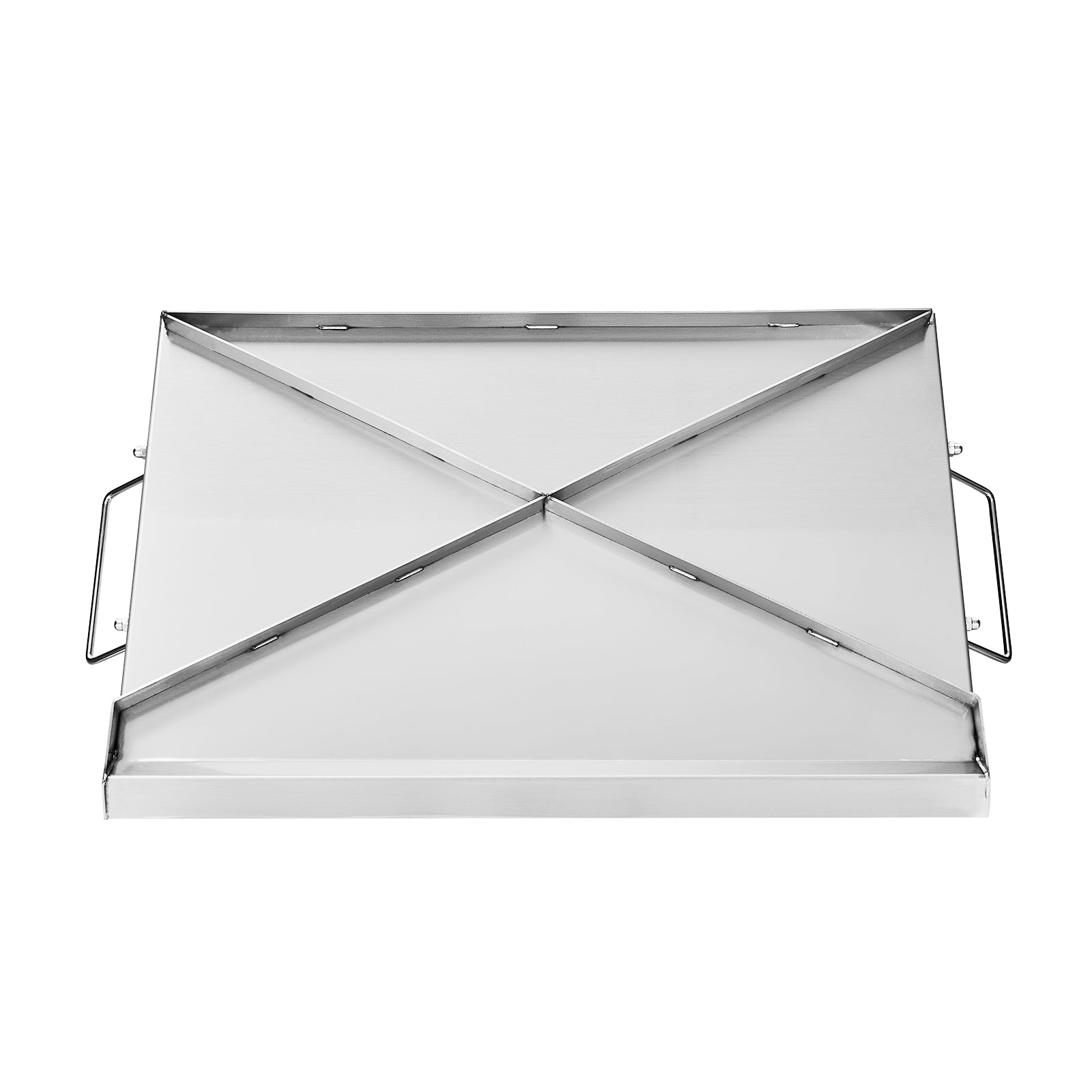23x16 in Flat Top Griddle Stainless Steel Universal BBQ Grill Pan Cookware by HouseOfZazla