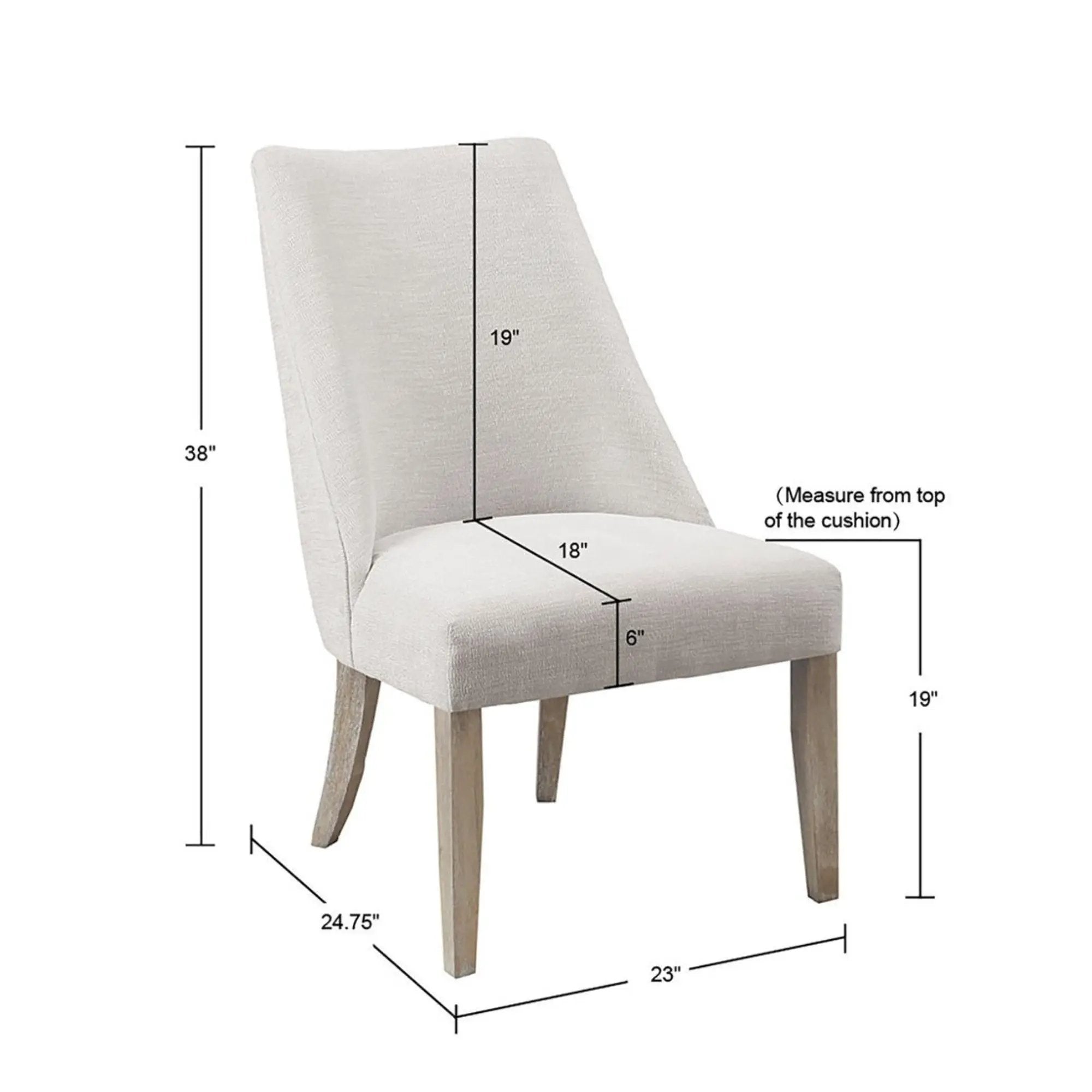 Comfortable Dining Chair Upholstered (Set of 2) by Unique Piece Furniture
