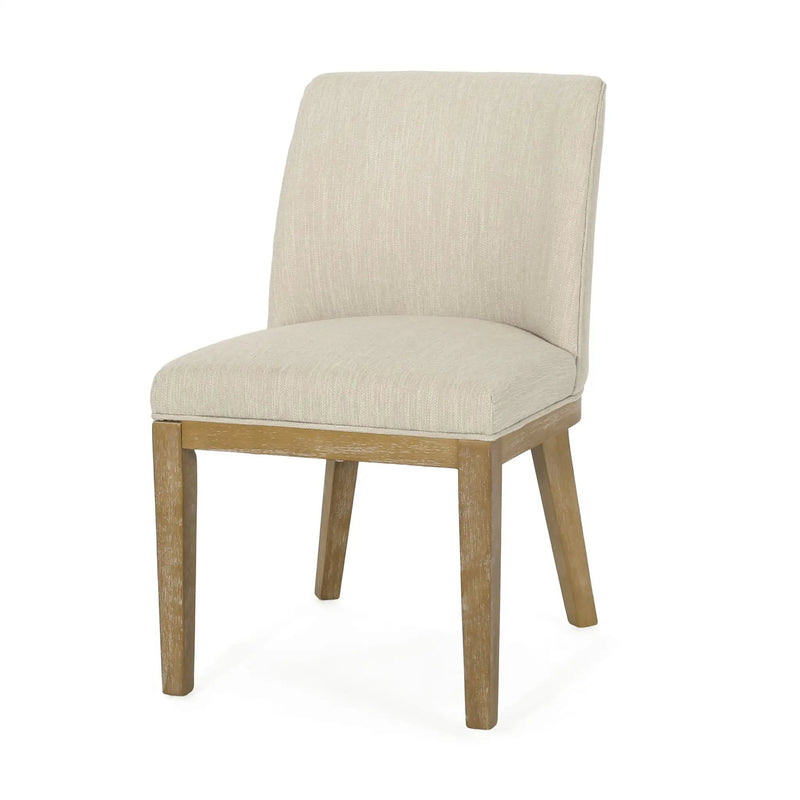 Modern Dining Chair With Durable Fabric Upholstery And Sturdy Wooden Frame (Set of 2) by HouseOfZazla
