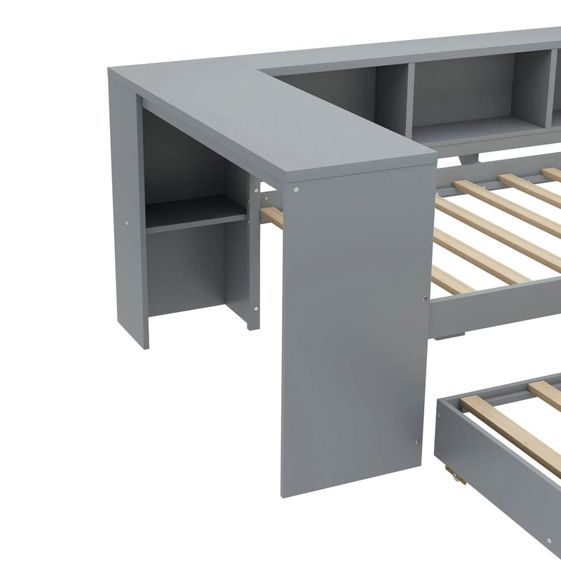 Twin Size Daybed with Trundle and Storage by HouseOfZazla