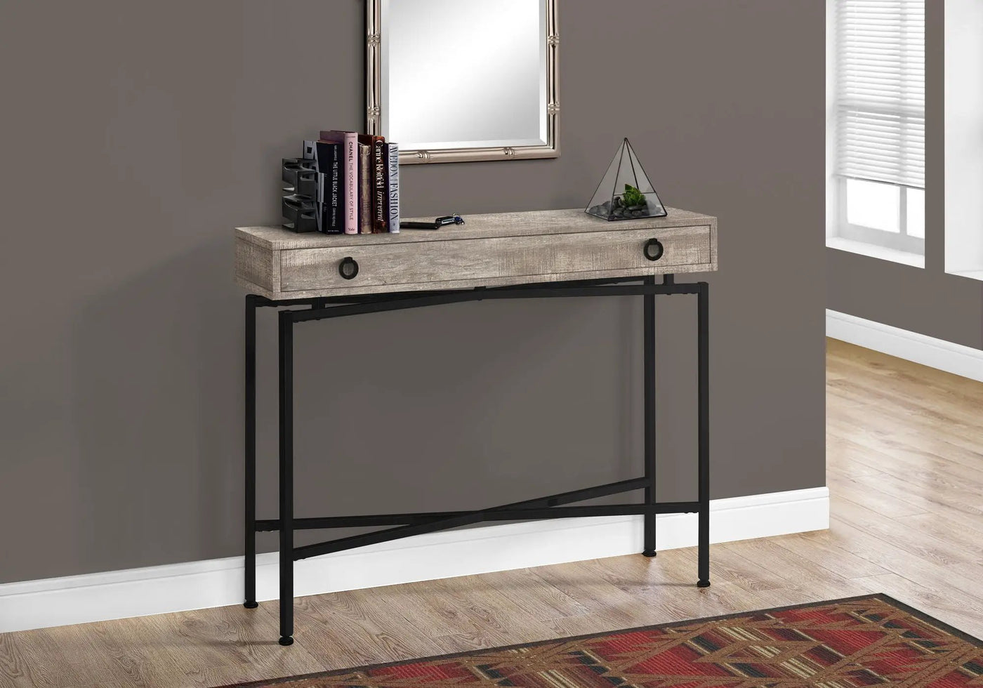 Accent Console Table For Entryway, Functional Storage Drawer by Unique Piece Furniture