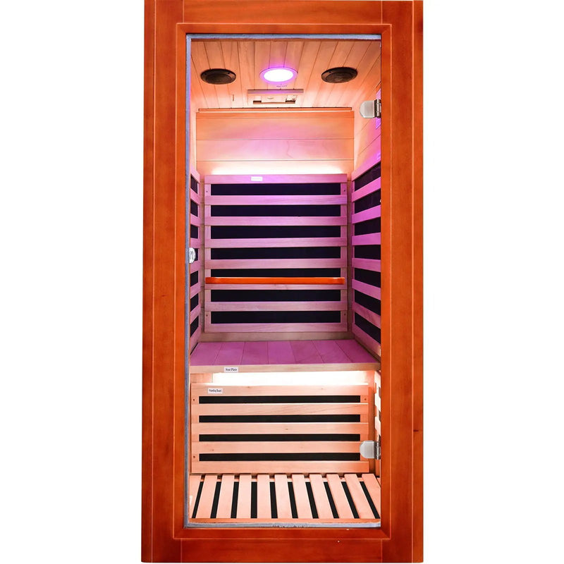 Oguman - Infrared Sauna Room Single With Whole Body Heating - Natural by HouseOfZazla