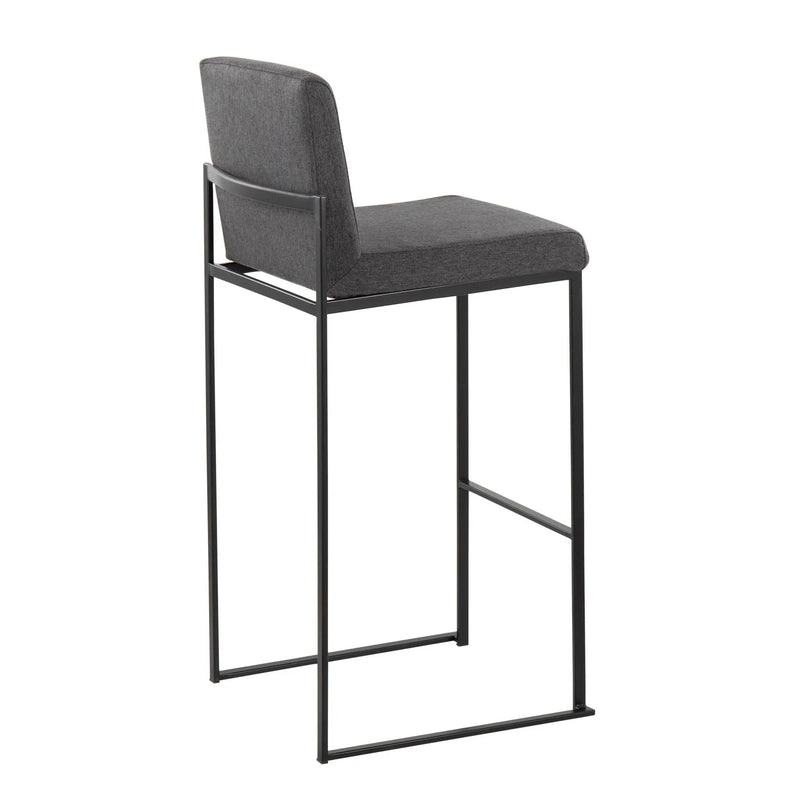 Fuji - Contemporary High Back Barstool Elegant Design by HouseOfZazla