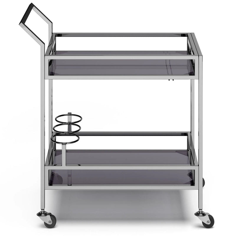 Watts - Bar Cart - Chrome by HouseOfZazla