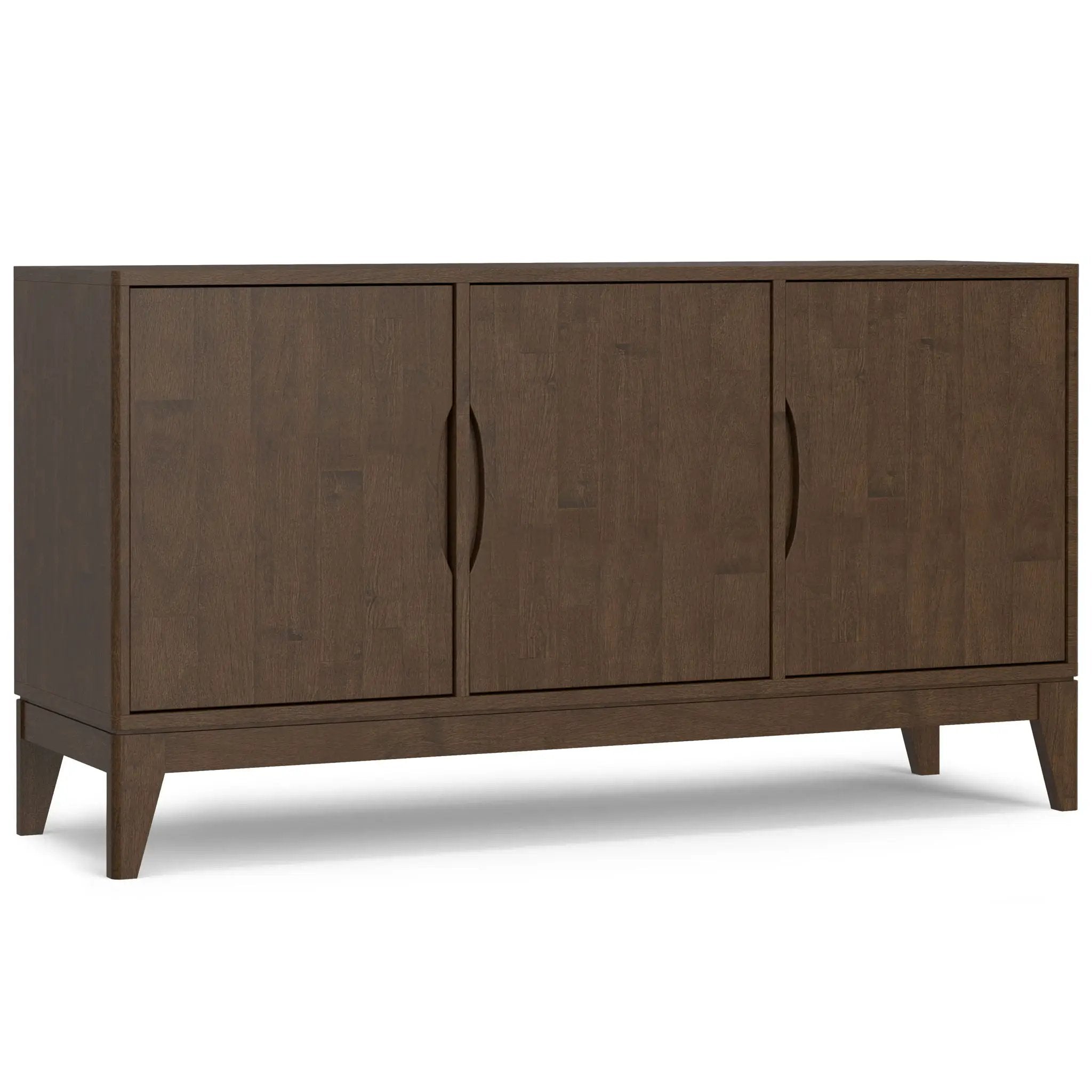 Harper - 3 Door Sideboard Buffet / Storage Cabinet - Walnut Brown by HouseOfZazla