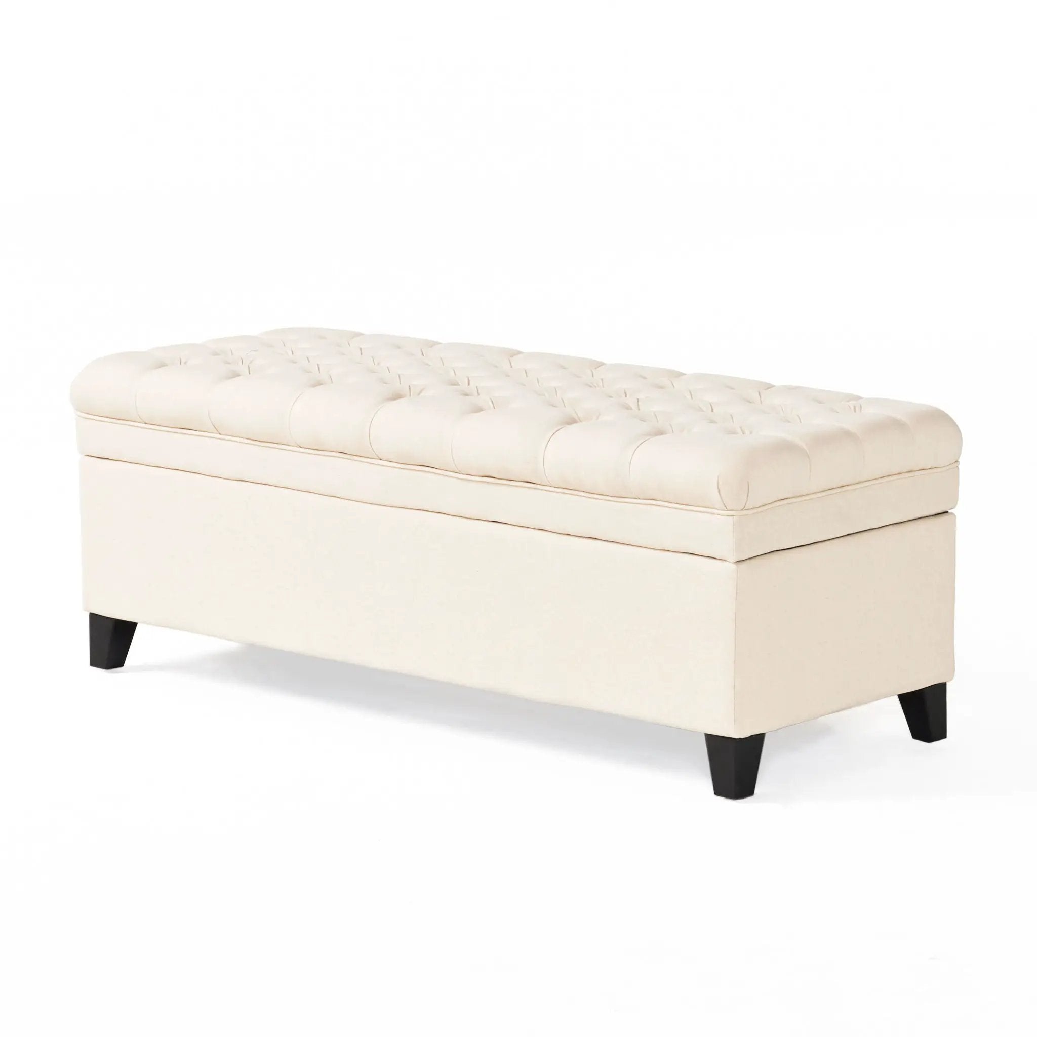 Juliana Storage Ottoman With Birch Legs by HouseOfZazla
