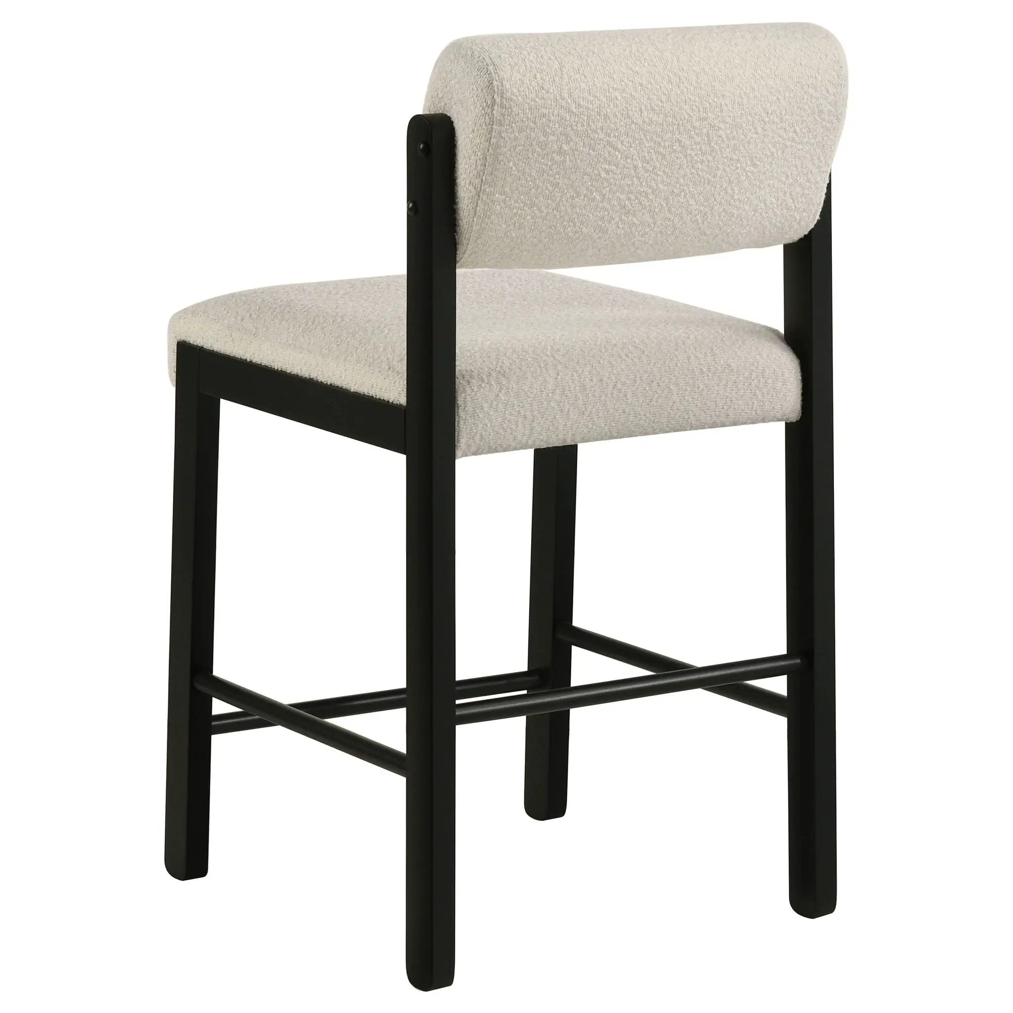 Hamlyn 5-piece Round Wood Counter Height Dining Set Cream and Black by Unique Piece Furniture