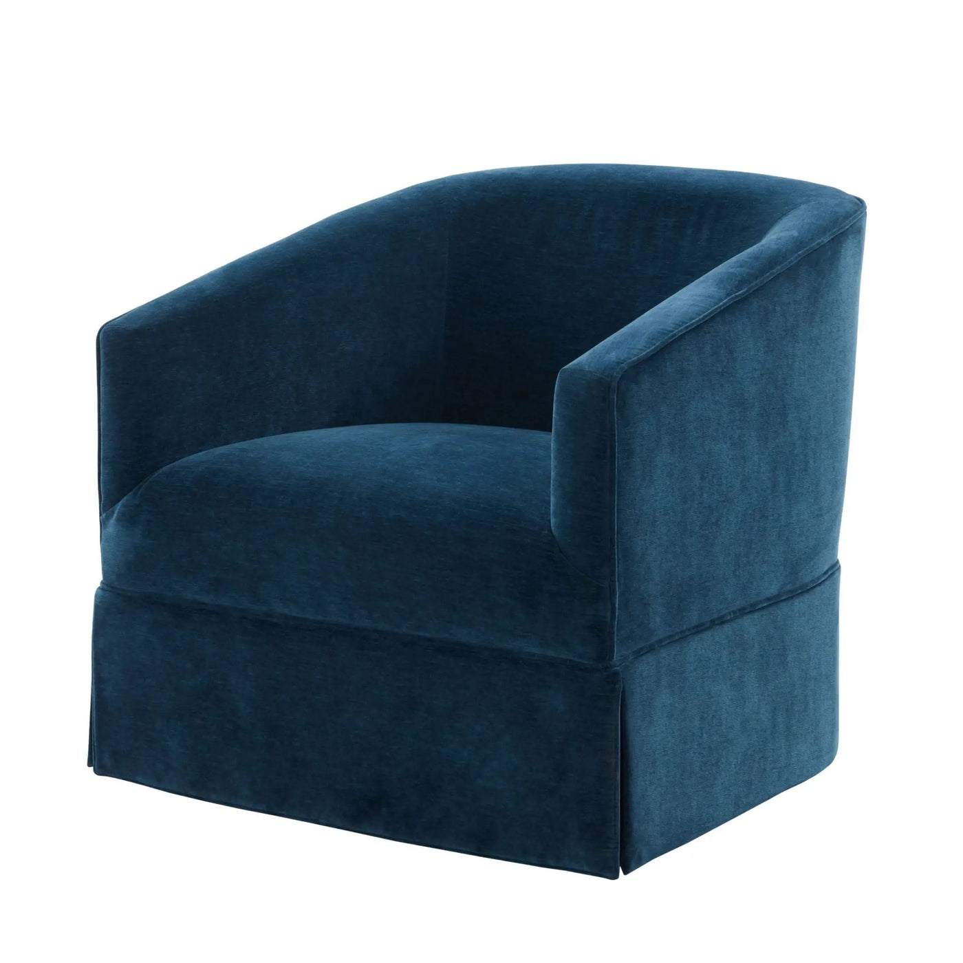 Elm - Skirted Swivel Chair by HouseOfZazla