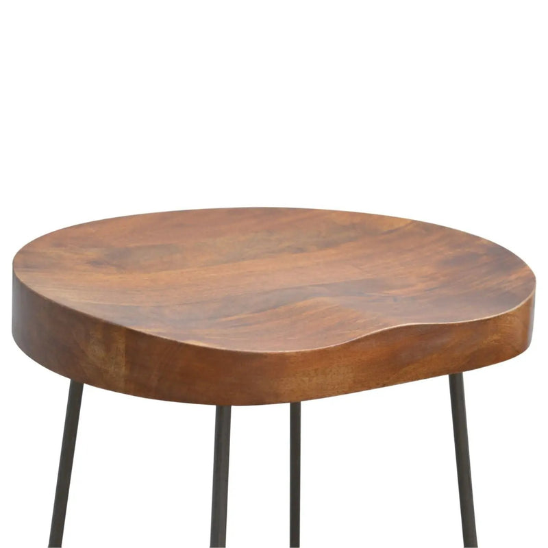 Chunky Bar Stool - Chestnut by Unique Piece Furniture