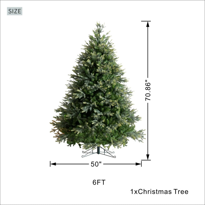 6FT PE/PVC Artificial Christmas Tree by HouseOfZazla