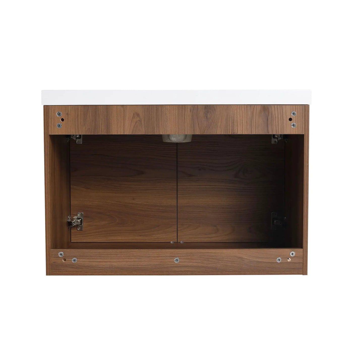 Bathroom Vanity Set With Resin Countertop Sink And 2 Doors, Engineered Wood by HouseOfZazla